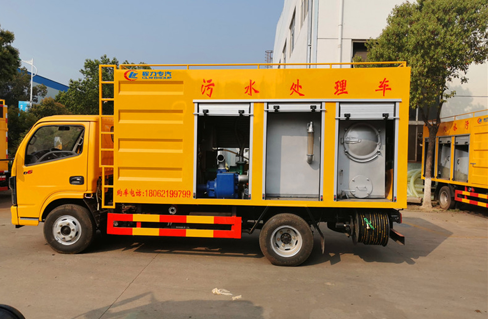 花岗污水分离车