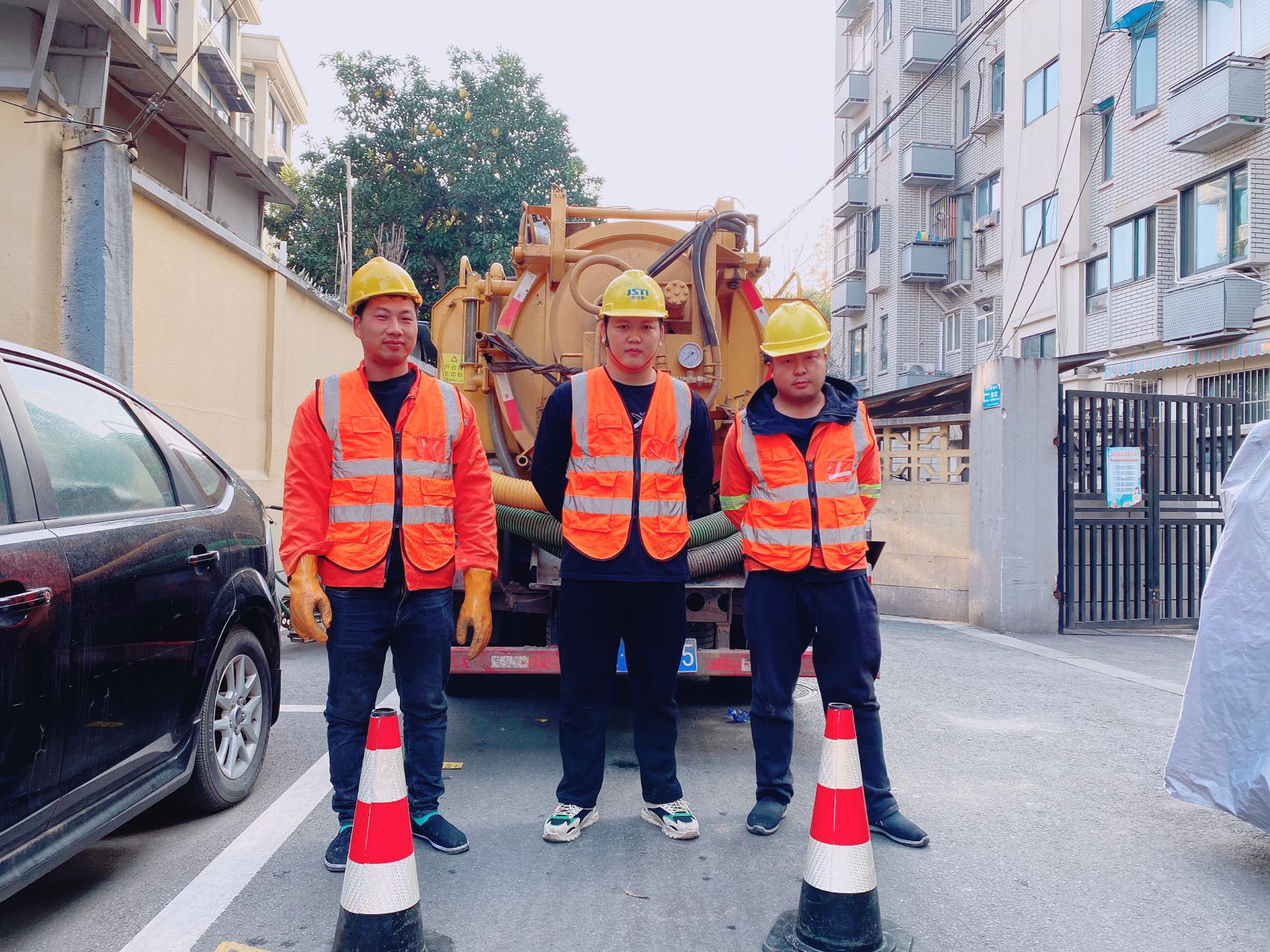 花岗南京某小区管道清淤检测施工